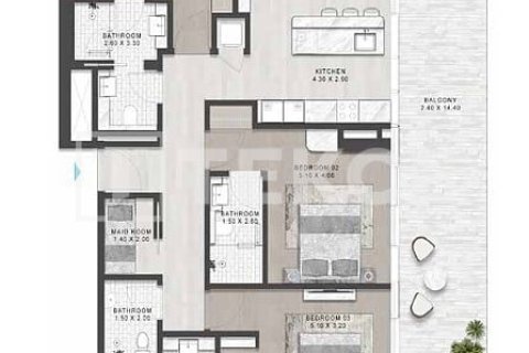 Apartment de 3 dormitorios en Al Marjan Island, UAE No. 199588 3