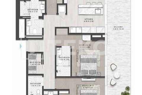 Apartment de 2 dormitorios en Al Marjan Island, UAE No. 199589 13