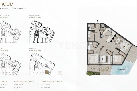 Apartamento tipo estudio Estudio en Dubai Land, UAE No. 203361 17