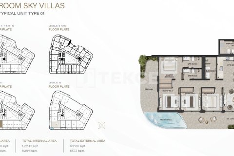 Apartamento tipo estudio Estudio en Dubai Land, UAE No. 203361 16