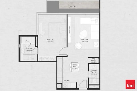 1 bedroom Apartment in Majan, UAE No. 169419 12