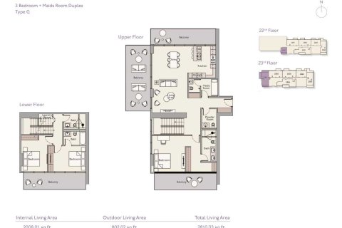 Квартира с 3 спальнями  №109152 5