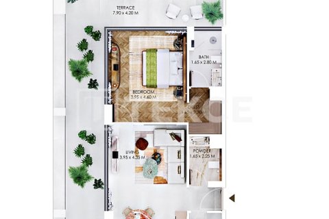 Квартира с 1 спальней в Meydan, ОАЭ №161605 29