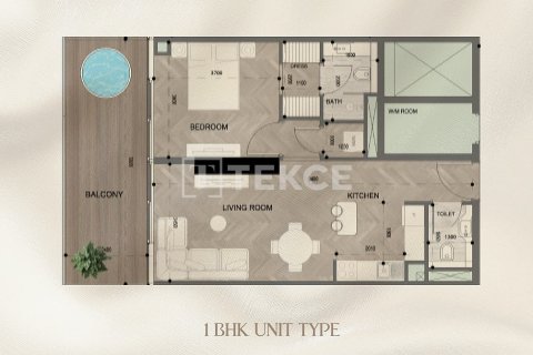 Квартира студия в Dubai Land, ОАЭ №172292 15