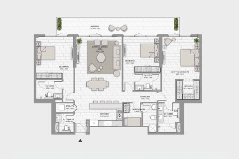 Apartment de 3 dormitorios en LA VIE Dubai, UAE No. 97374 7