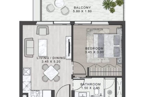 1 bedroom Apartment in DAMAC Hills (Akoya by DAMAC), UAE No. 170512 16