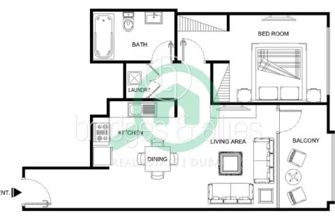 Appartement de 1 chambre à Downtown Dubai (Downtown Burj Dubai), UAE No. 103553 13