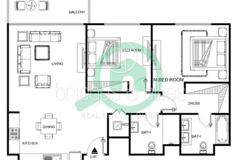 Apartment de 2 dormitorios en Downtown Dubai (Downtown Burj Dubai), UAE No. 103552 22