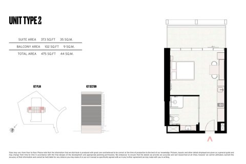 Квартира 43.7м²  №116962 16