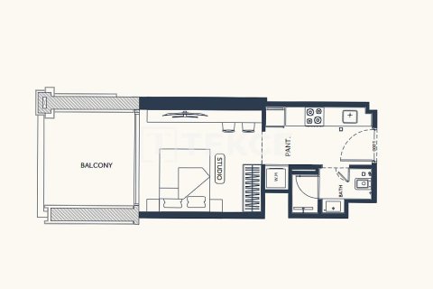Appartement de Studio à Dubai, UAE No. 43032 17