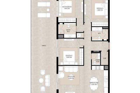 1 bedroom Apartment in Town Square, UAE No. 170443 12