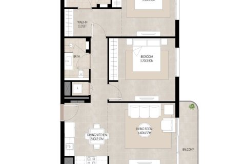 1 bedroom Apartment in Town Square, UAE No. 170443 11