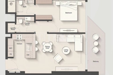 Apartment de 2 dormitorios en Jumeirah Islands, UAE No. 89651 5