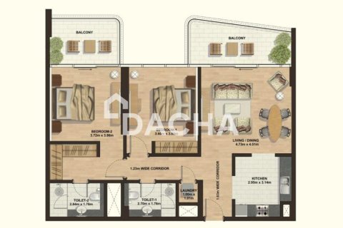 Appartement de 2 chambres à Sobha Hartland, UAE No. 155605 11