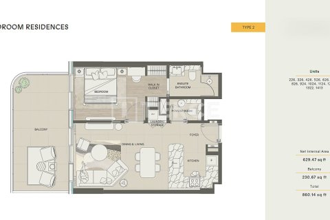Apartamento tipo estudio Estudio en Al Marjan Island, UAE No. 186337 29