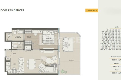 Apartamento tipo estudio Estudio en Al Marjan Island, UAE No. 186337 28