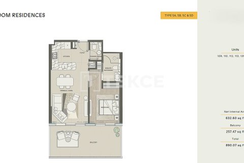 Apartamento tipo estudio Estudio en Al Marjan Island, UAE No. 186337 30