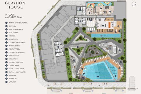 Квартира с 2 спальнями в Meydan, ОАЭ №77083 10