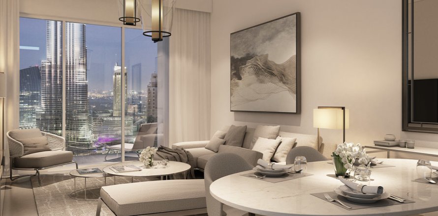 Apartment de 1 dormitorio en ACT ONE | ACT TWO TOWERS Downtown Dubai (Downtown Burj Dubai), UAE No. 95736