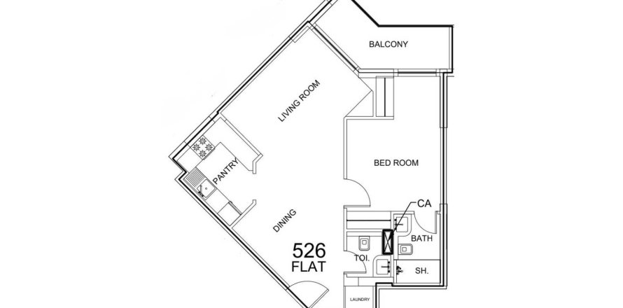 1 غرف نوم شقة في Glorious Central Residences  رقم 117499