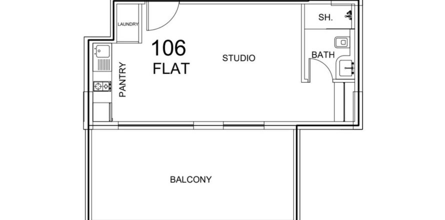 استوديو شقة في Glorious Central Residences  رقم 117495