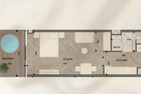 Appartement de Studio à Dubai Land, UAE No. 170364 15