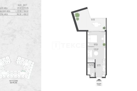 Apartment de 2 dormitorios en Al Warsan, UAE No. 172214 30
