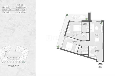 Apartment de 2 dormitorios en Al Warsan, UAE No. 172214 28