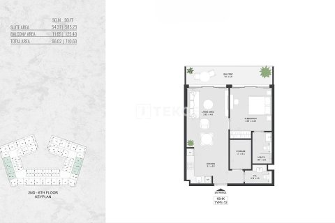 Apartment de 2 dormitorios en Al Warsan, UAE No. 172214 25