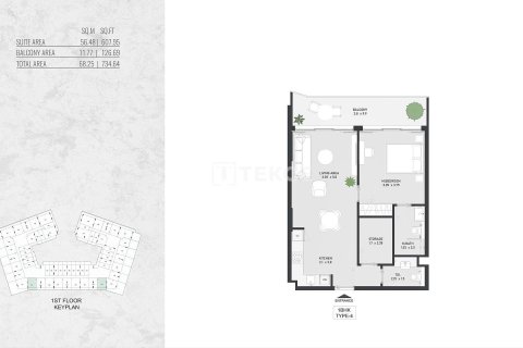 Apartment de 2 dormitorios en Al Warsan, UAE No. 172214 24