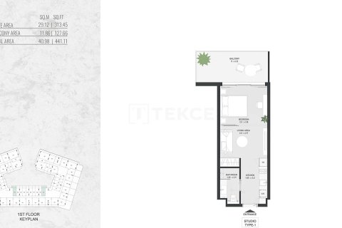 Apartment de 2 dormitorios en Al Warsan, UAE No. 172214 29