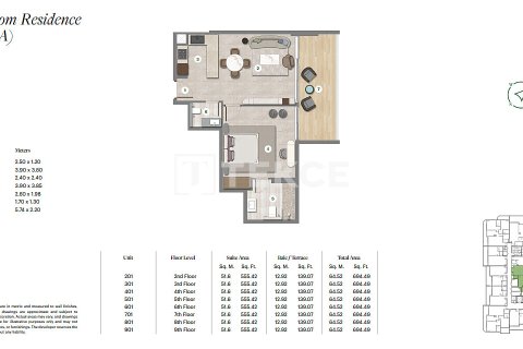Apartment de 1 dormitorio en Falcon City of Wonders, UAE No. 172208 25