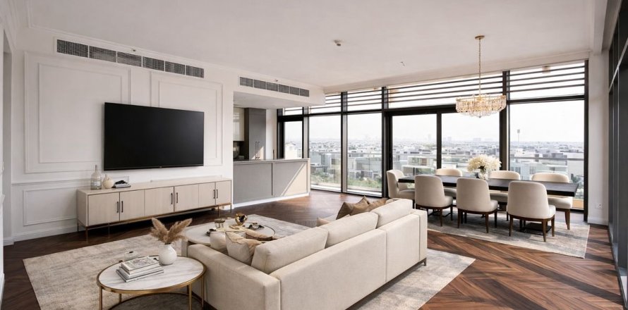 Квартира с 3 спальнями в Дубай Хилс Эстейт, ОАЭ №125444