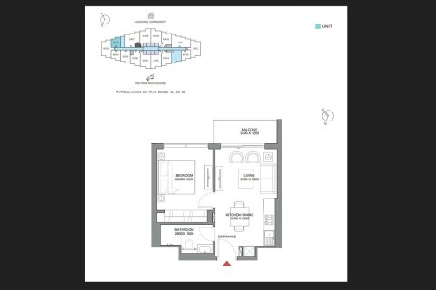 1 غرف نوم شقة رقم 123467 11