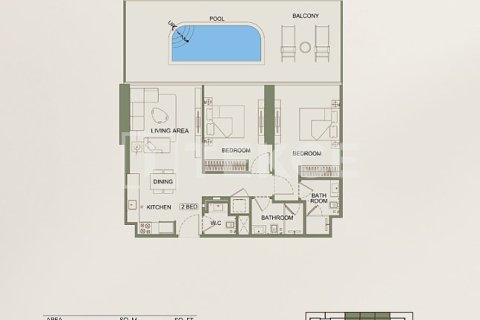 2 غرف نوم شقة في Majan, الإمارات العربية المتحدة رقم 125668 13