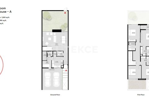 Townhouse de 4 dormitorios en Tilal City, UAE No. 185101 31