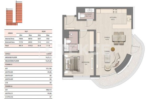 3 bedrooms Duplex in Ras Al Khaimah, UAE No. 168391 5