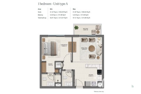 1 bedroom Apartment in Town Square, UAE No. 199064 3