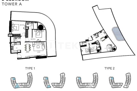 Appartement de 1 chambre à Dubai, UAE No. 135461 12