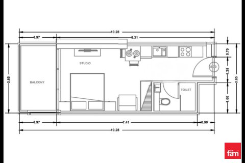 35.9m² Apartment in Dubai, UAE No. 169325 11