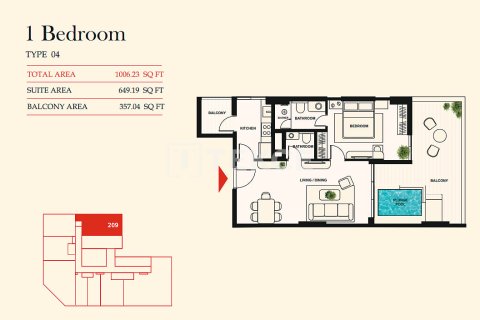 2 bedrooms Penthouse in Al Satwa, UAE No. 149003 30