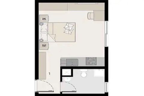 Studio Apartment in Dubai South (Dubai World Central), UAE No. 170351 16