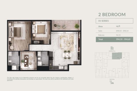 Studio Apartment in Dubai South (Dubai World Central), UAE No. 170351 18